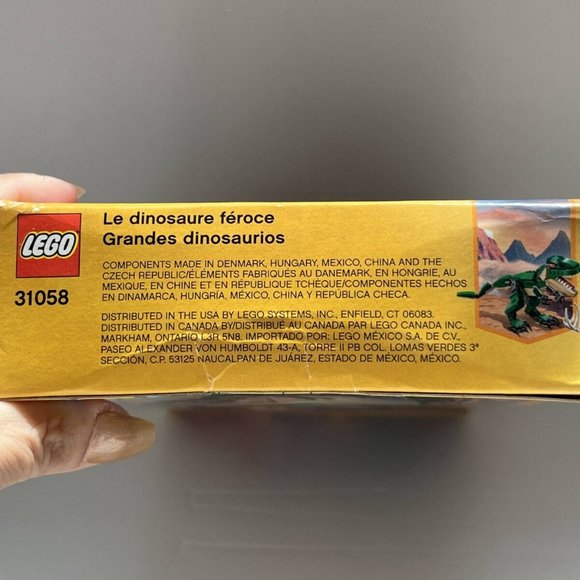 LEGO Creator Mighty Dinosaurs Toy, 3 in 1 Model, T. rex, New in Box #31058 - Picture 6 of 9